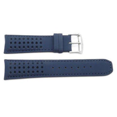 Genuine Citizen Dark Blue Water Resistant Leather 23mm Watch Strap