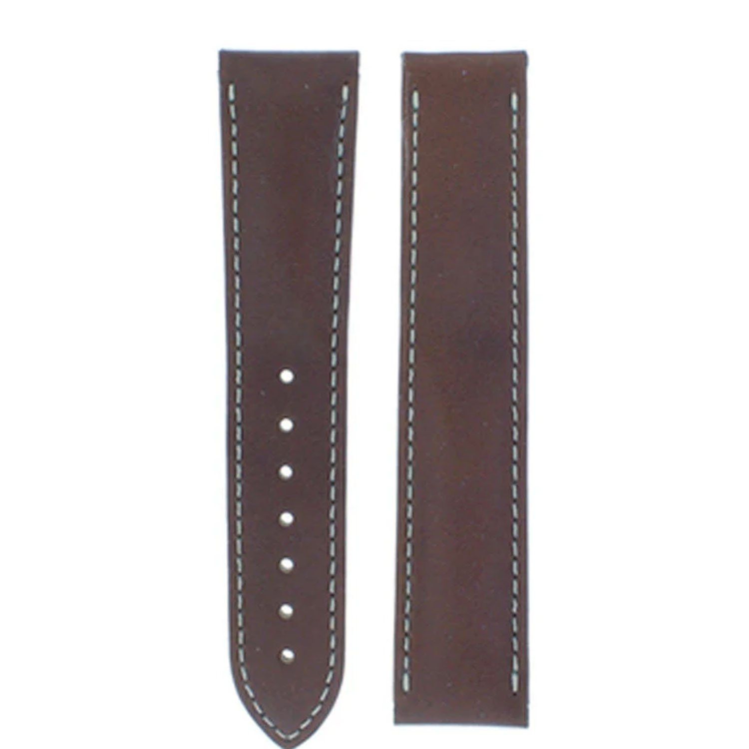 Omega 20mm Brown genuine leather Strap 032CUZ006728 image