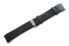 Genuine Swiss Army Officer Series Smooth Black Leather 20 mm Watch Band