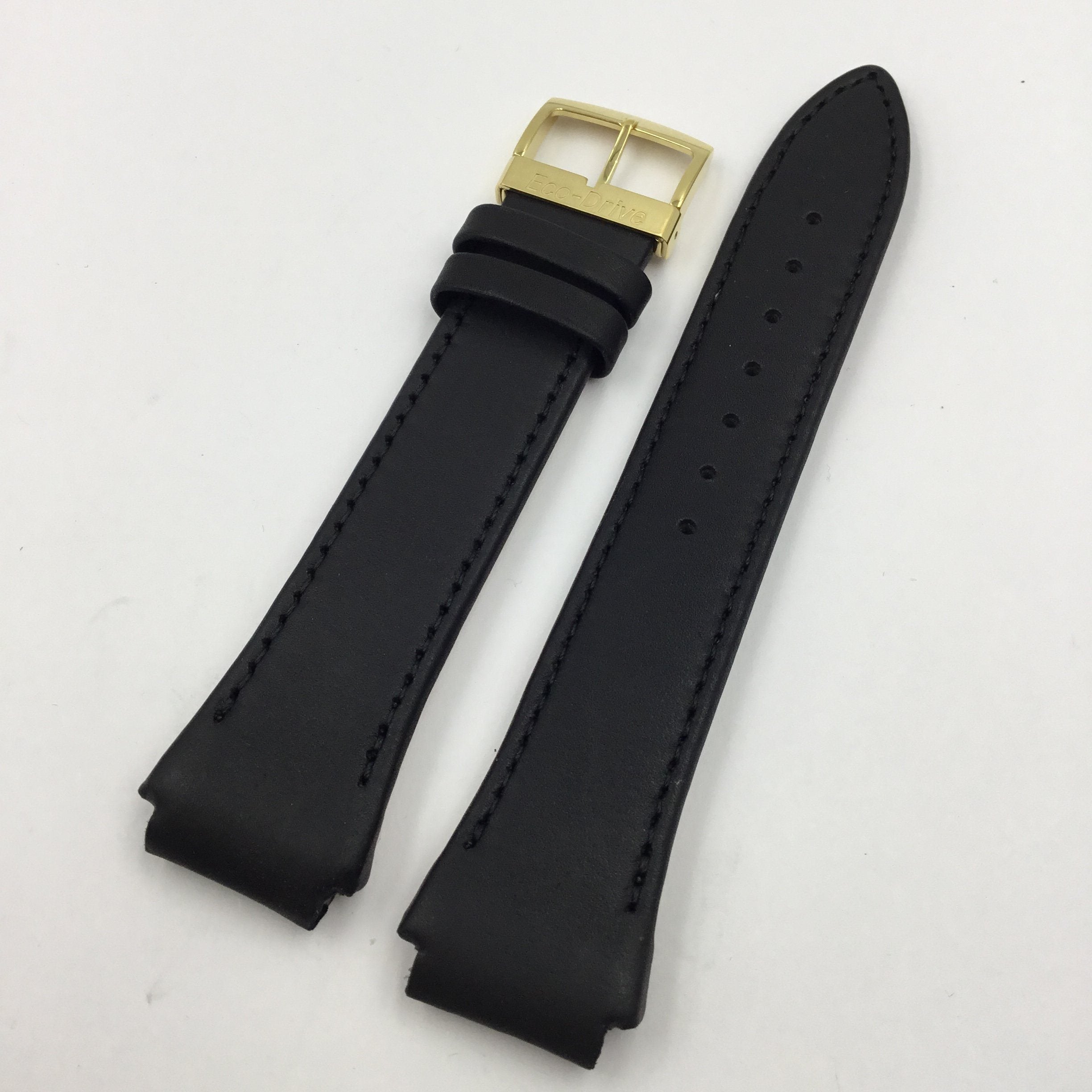 Black Genuine Leather Wristwatch Bands for sale