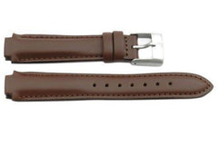 Swiss Army Genuine Brown Smooth Leather Excursion Series 12mm Watch Band