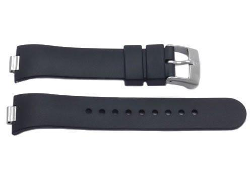 Genuine Swiss Army Black Rubber Summit Series Watch Band