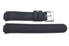 Genuine Swiss Army Black Rubber 13mm Watch Strap