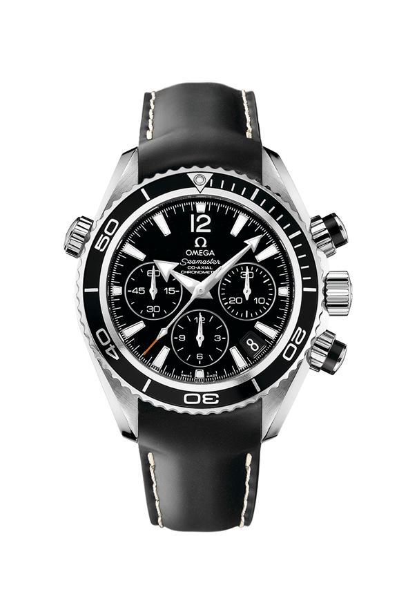 Omega Planet Ocean 18mm Black Rubber Padded Strap image