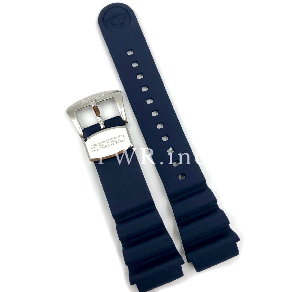 Seiko SRPA83 Blue Rubber Watch Band Prospex Padi 22mm image