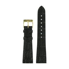 Genuine Tissot 21mm New Helvetia Black Leather Strap by Tissot