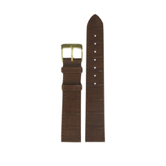 Genuine Tissot 18mm Carson Brown Leather Strap by Tissot