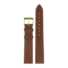 Genuine Tissot 18mm New Helvetia Brown Leather Strap by Tissot