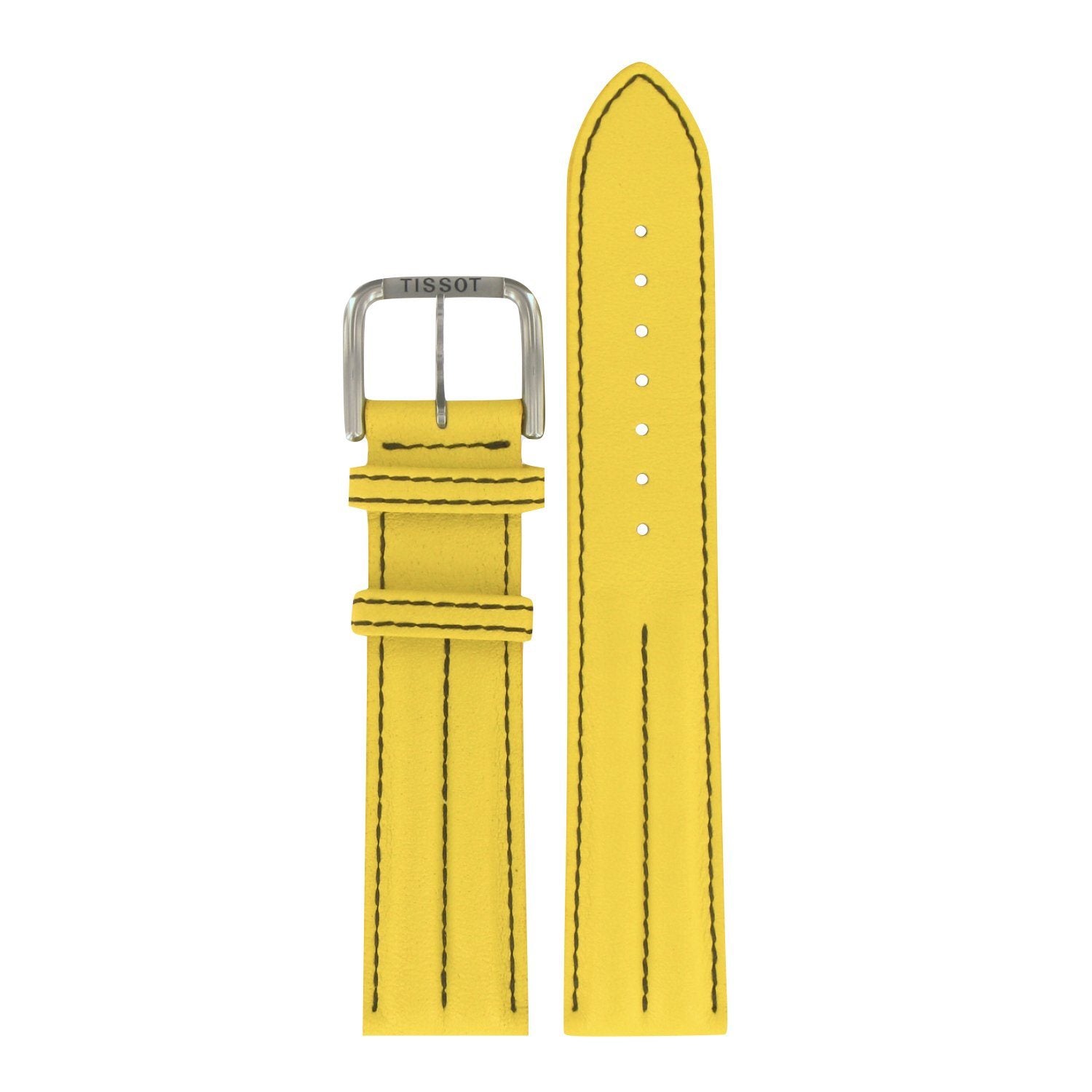 Tissot 20mm Yellow Leather Strap image