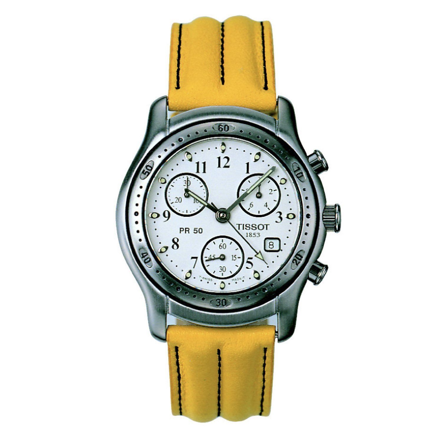 Tissot 20mm Yellow Leather Strap image