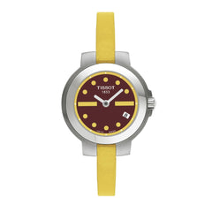 Tissot 6mm Spicy Yellow Leather Strap image