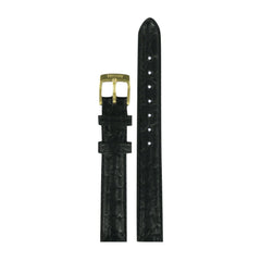 Genuine Tissot 13mm Sculpture Line Black Leather Strap by Tissot