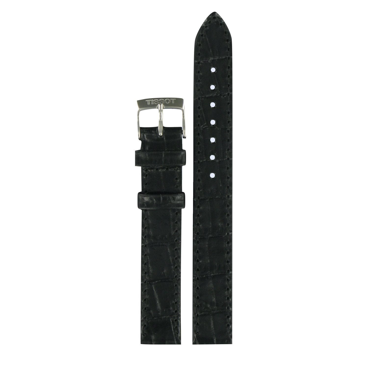 Genuine Tissot 14mm Classic Dream Black Leather Strap by Tissot