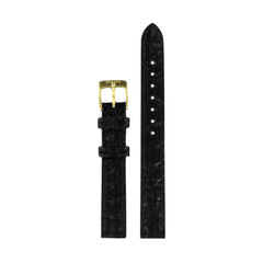 Genuine Tissot 13mm Ligne Suede Black Leather Strap by Tissot