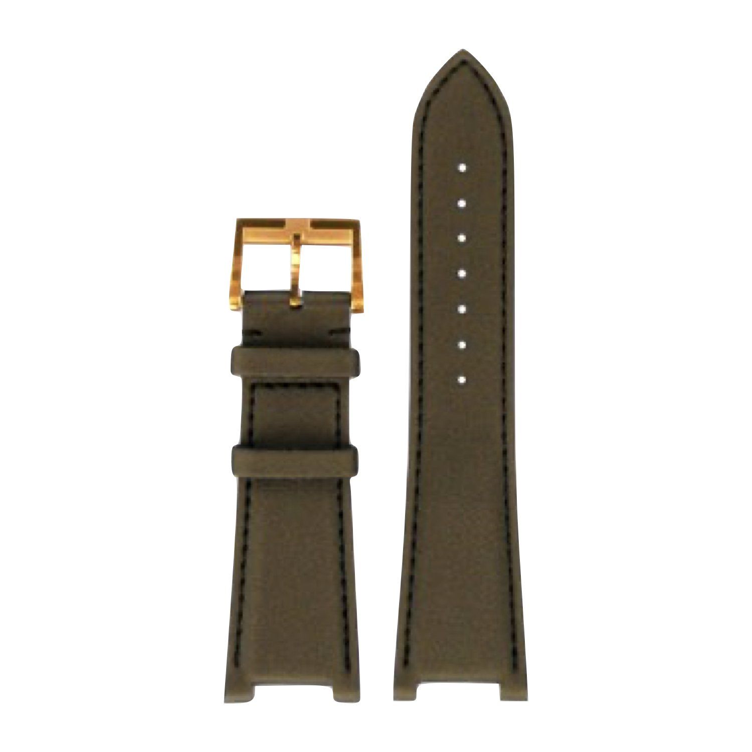 Genuine Tissot 23mm T2 Brown Textile Strap by Tissot