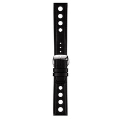TISSOT PRS 516 CHRONO BLACK 20MM LEATHER BAND image