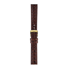 Genuine Tissot 15mm Every Time Brown Leather Strap by Tissot