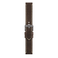 Genuine Tissot 22mm Chrono XL Brown Leather Strap by Tissot
