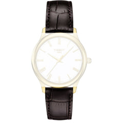 Genuine Tissot 16mm Excellence Brown Leather Strap by Tissot