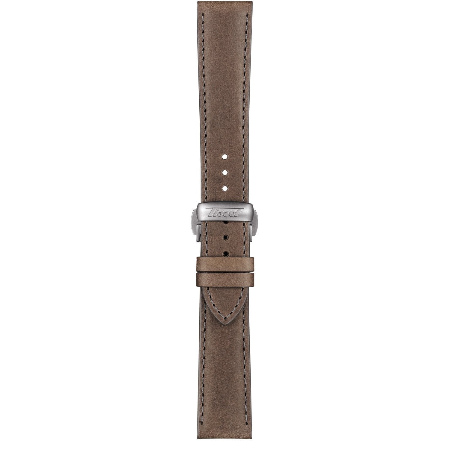 Genuine Tissot 20mm Heritage Brown Leather Strap by Tissot