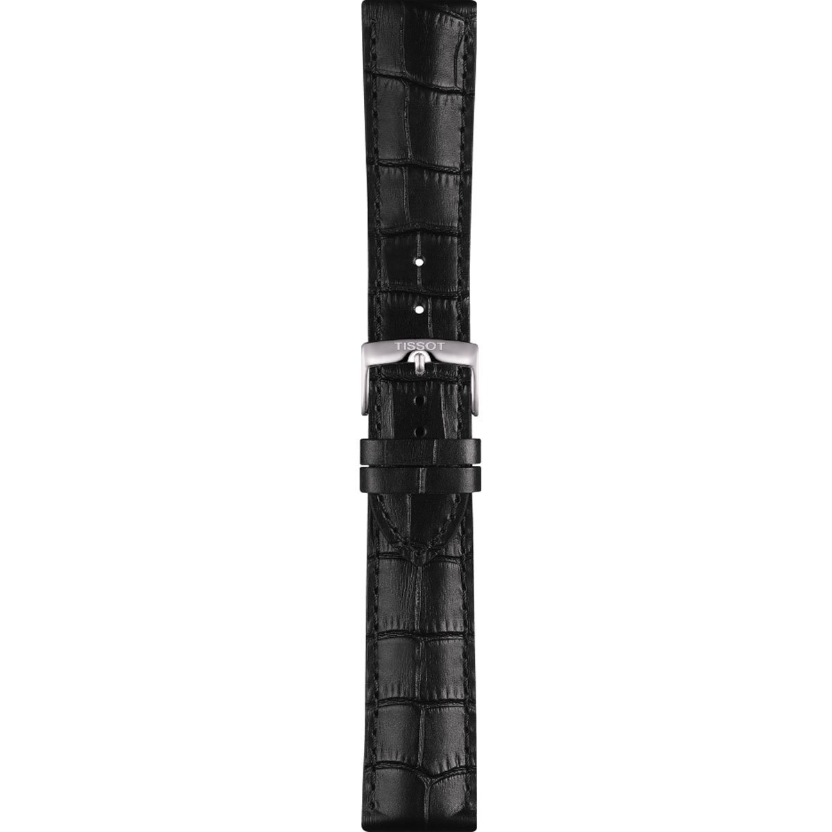 TISSOT GENT XL CLASSIC 22MM BLACK LEATHER STRAP image