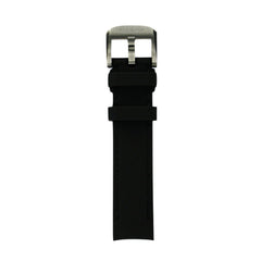 Genuine Tissot 19mm Quickster Black Silicone Rubber Strap by Tissot