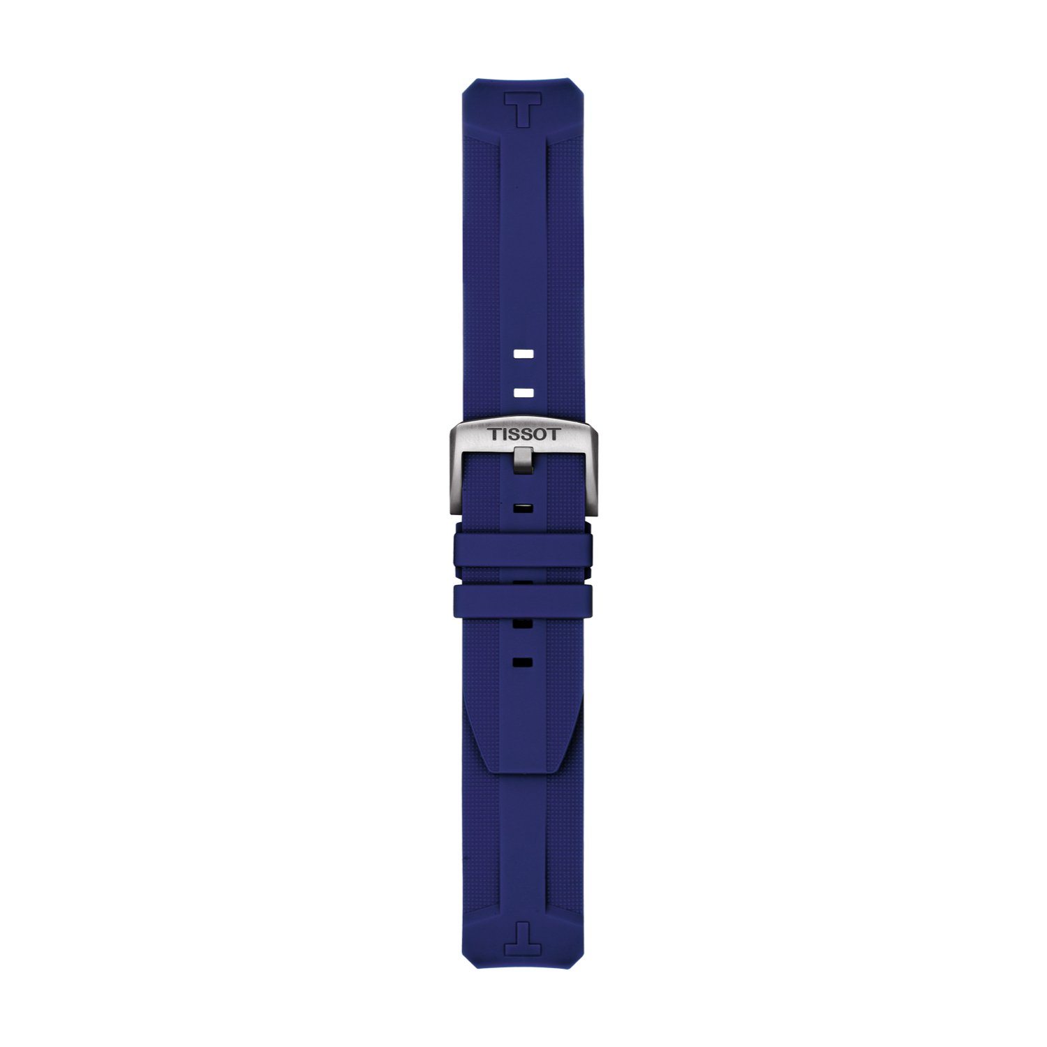 Tissot Strap T603040932 T-Touch Solar Blue Silicone Rubber Strap 22mm image