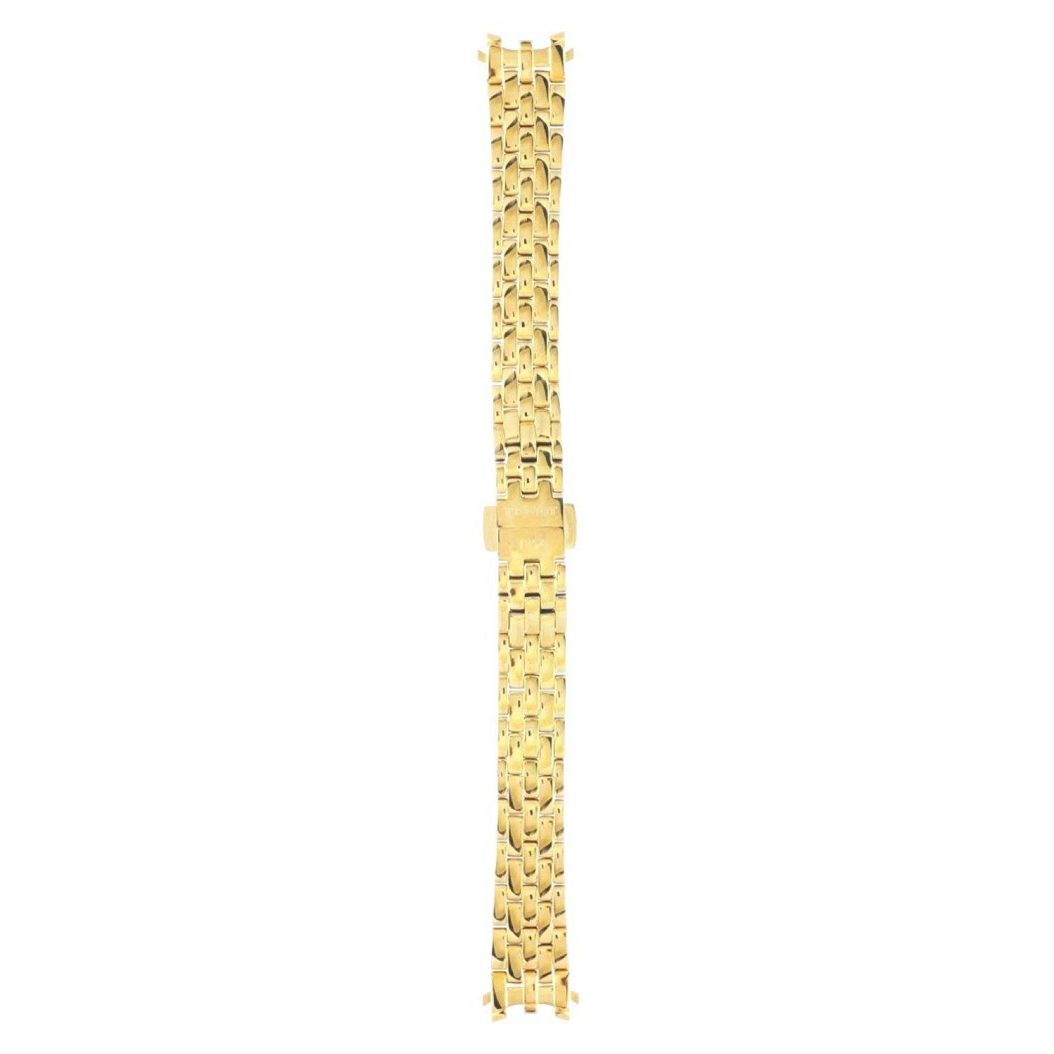 Genuine Tissot 14mm Ballade lll Gold Coated Steel Bracelet by Tissot