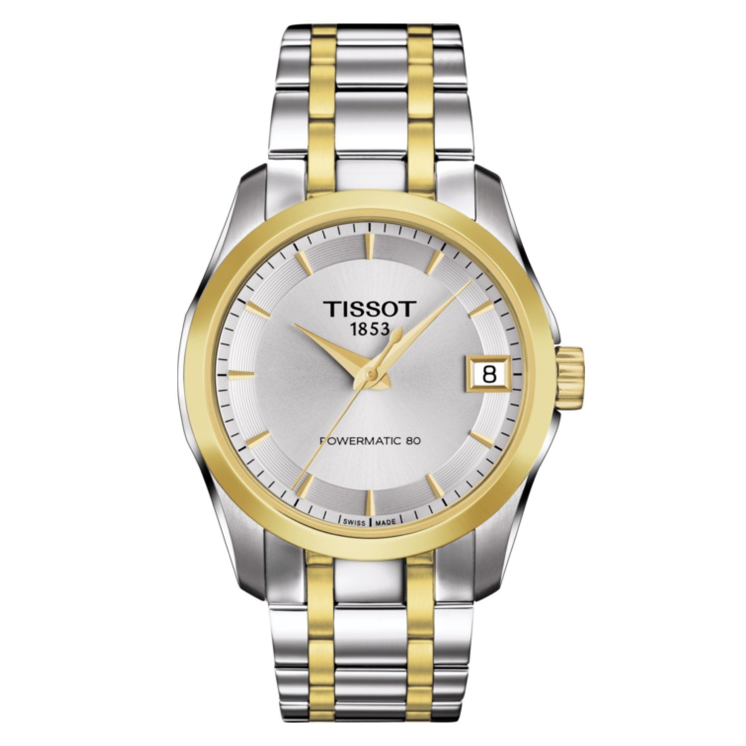 Tissot 18mm Couturier Two-Tone Coated Steel Bracelet image