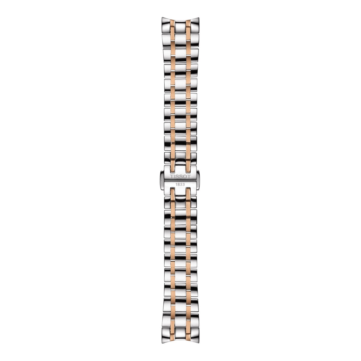 Genuine Tissot 16mm Chemin Des Tourelles Two-Tone Rose Coated Steel Bracelet by Tissot