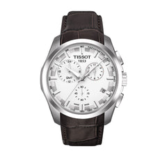 Tissot 23mm Couturier Brown Leather Strap without Buckle image