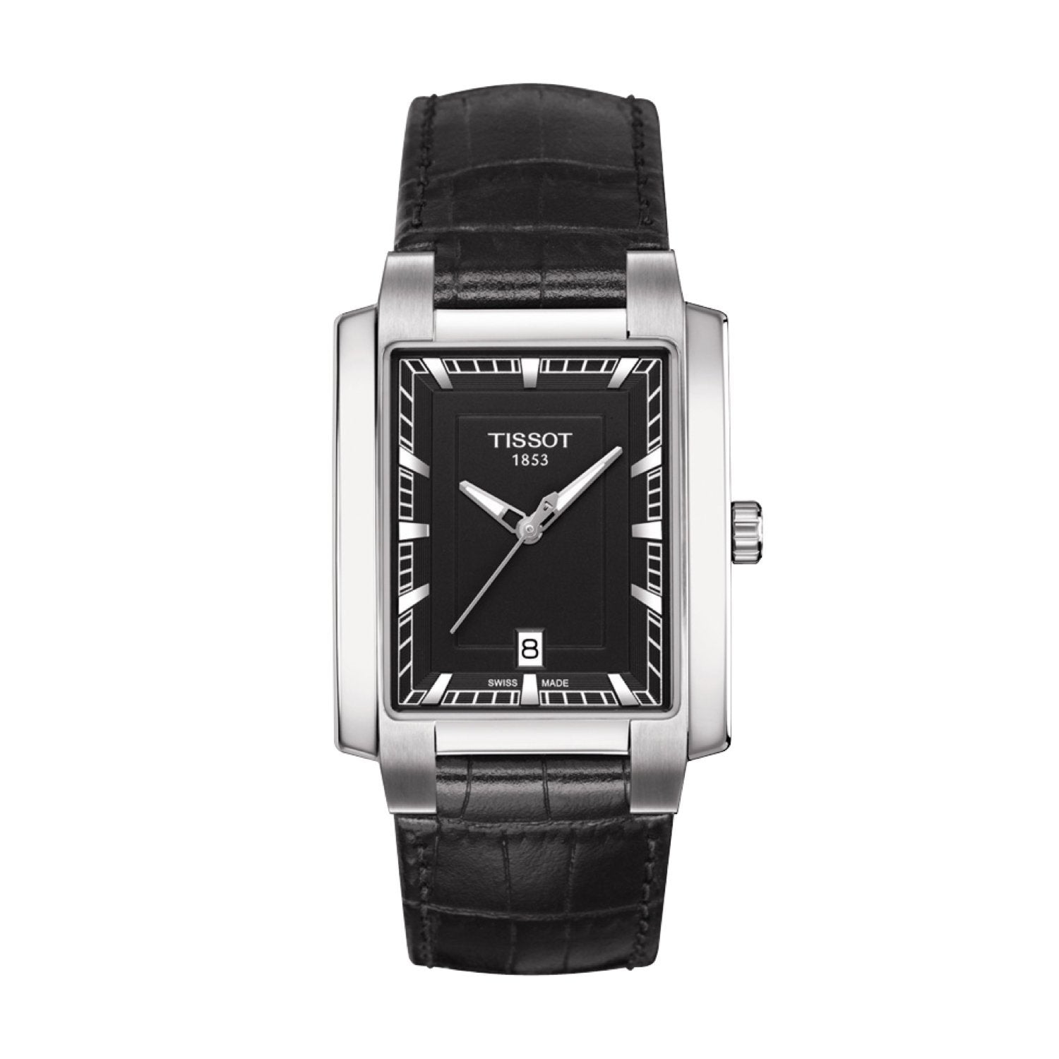 Tissot 22mm Txl Black Leather Strap without Buckle image