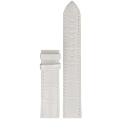 Tissot Strap T610032787 PRC 200 White Leather Strap 19mm image