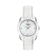 Tissot 14mm T-Wav White Leather Strap without Buckle image