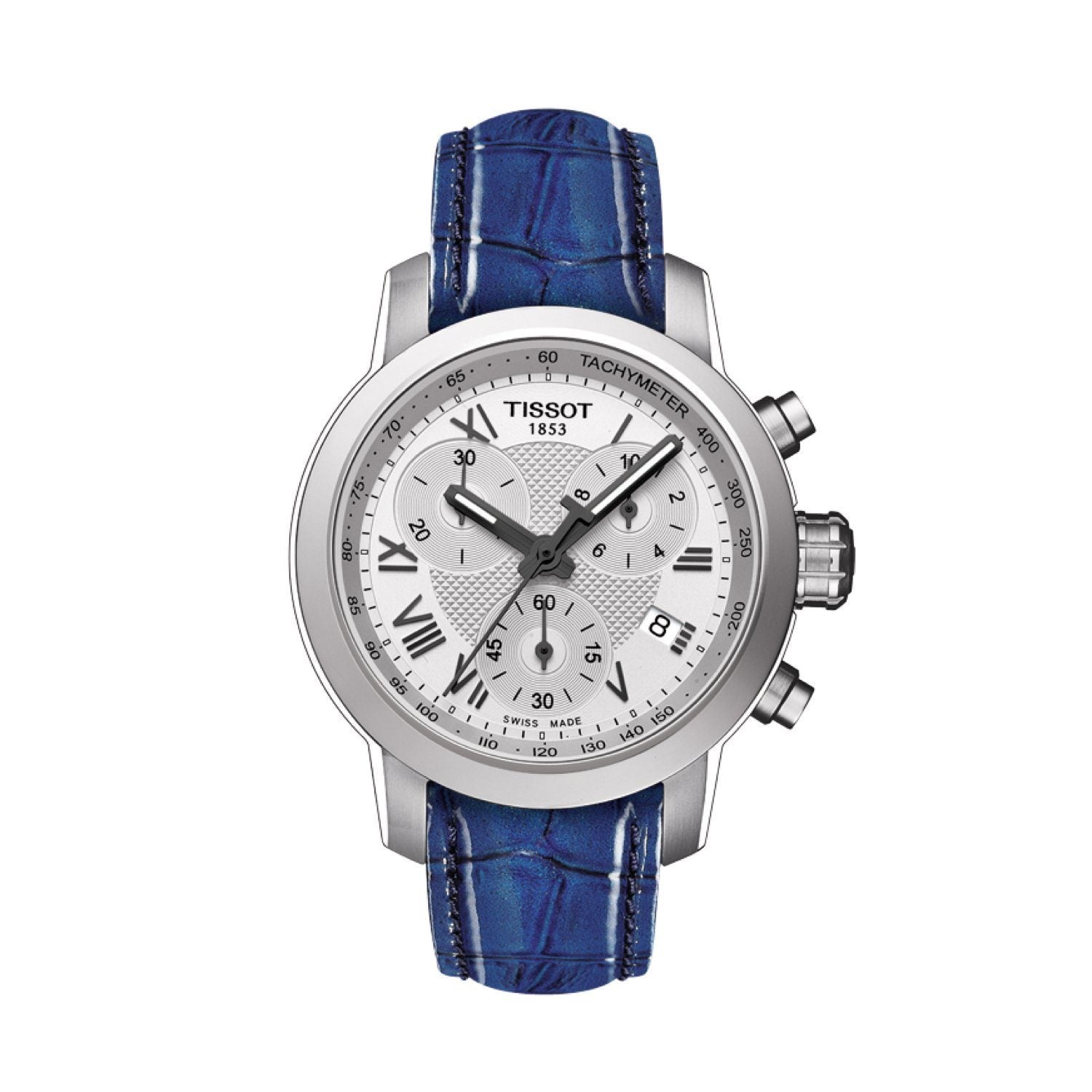 Tissot 16mm PRC 200 Blue Leather Strap without Buckle image