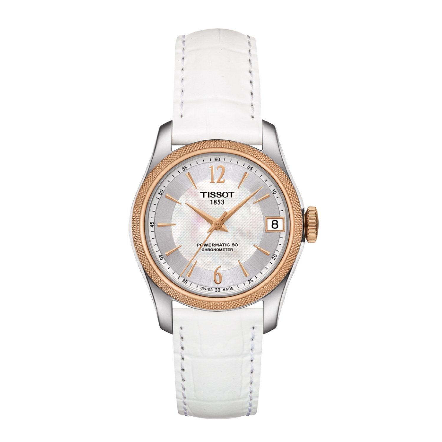 Tissot 16mm Ballade White Leather Strap without Buckle image