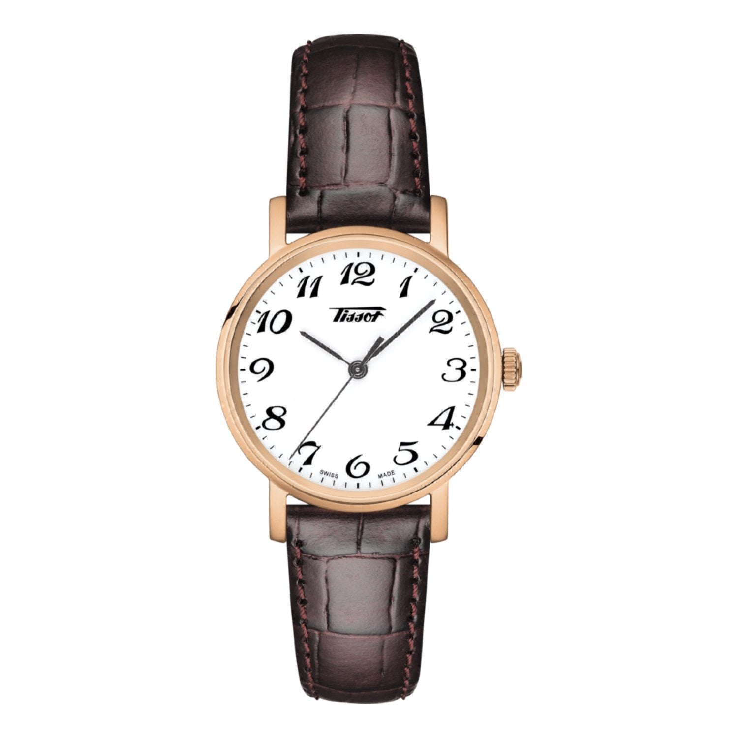 Tissot 15mm Every Time Brown Leather Strap Without Buckle image