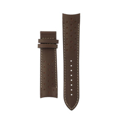 Genuine Tissot22mm V8 Brown Leather Strap without Buckle by Tissot