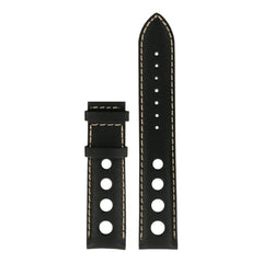 Tissot Strap T610030782 PRC 200 Black leather racing strap 19mm image
